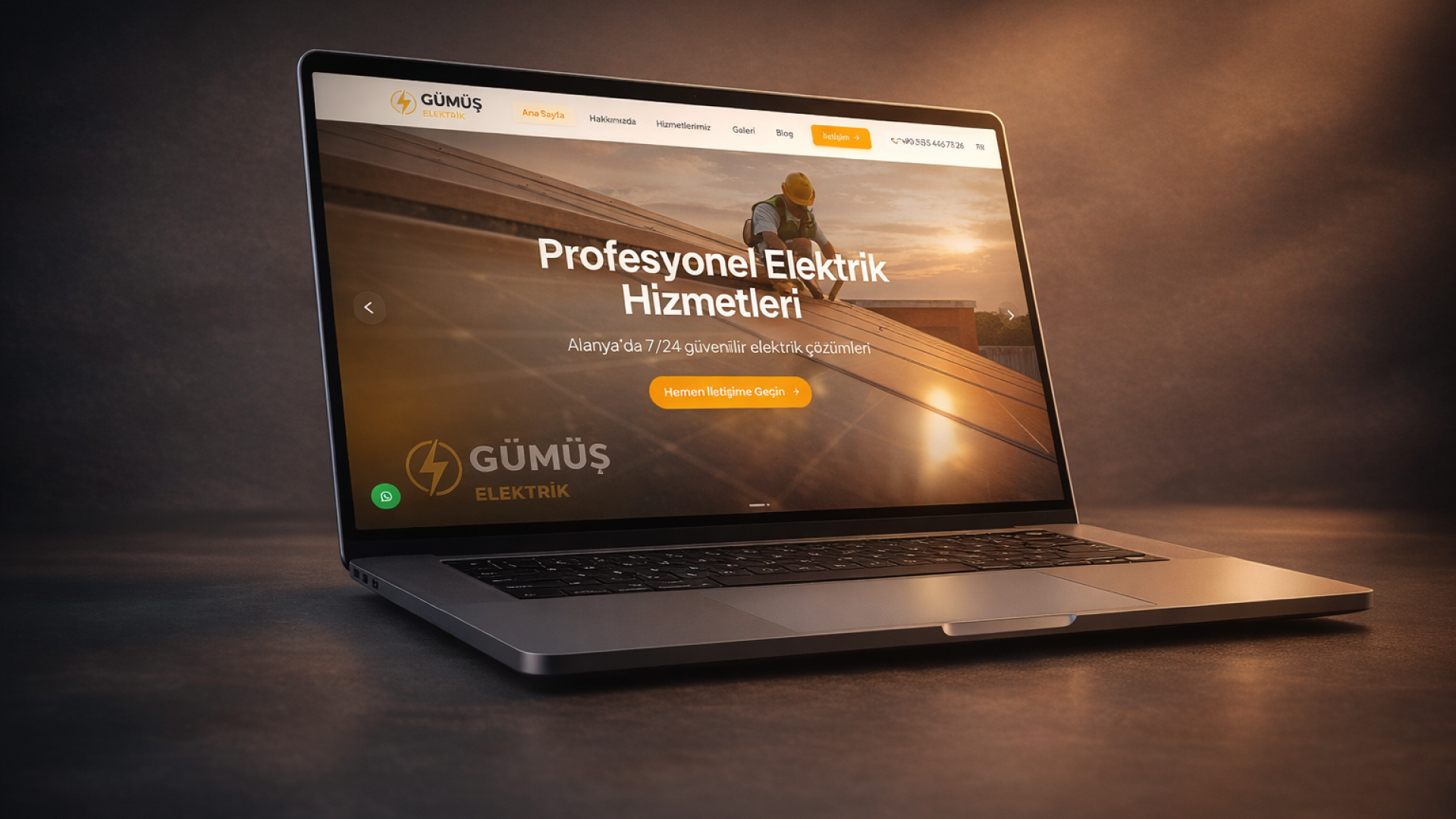 Alanya Gümüş Elektrik - Kurumsal Web Tasarım ve Yerel SEO Çalışması